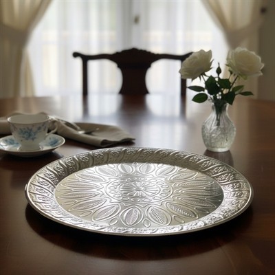 İnce Yuvarlak Saç Tepsi