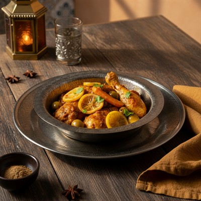 Krom Çorba Kasesi Tabaklı