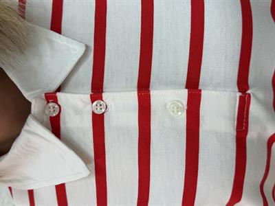 ÇİZGİLİ POLO YAKA SWEAT