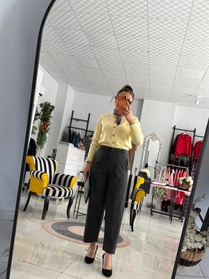 Klasik Düz Kesim Pantolon ANTRASİT