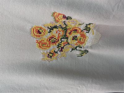 NAKIŞLI KREM SWEAT
