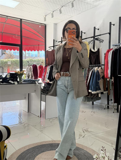 Orijinal Model  Premium Ekoseli Ceket