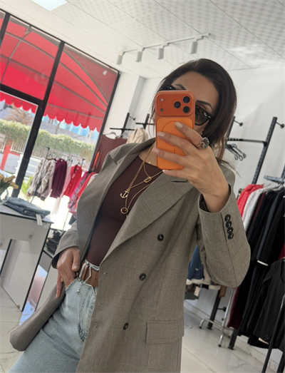 Orijinal Model  Premium Ekoseli Ceket
