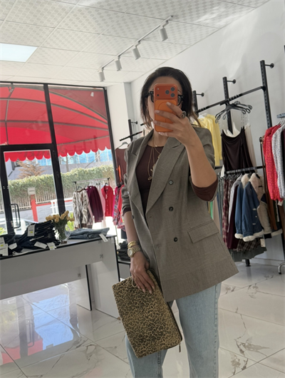Orijinal Model  Premium Ekoseli Ceket