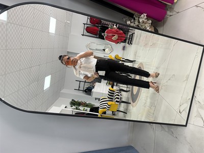 Paçası Kesik Toparlayıcı Boyfit Jean Siyah