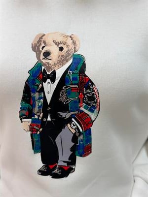 Teddy Baskılı Şardonlu Sweat