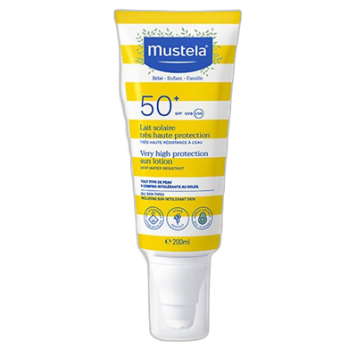 MUSTELA VERY HIGH PROTECTION SUN LOTION - COK YUKSEK KORUMA FAKTORLU GUNES LOSYONU 200 ml tüpGüneş Losyonu & SütüGERÇEK KOZMETIK1MST-7882MUSTELA VERY HIGH PROTECTION SUN LOTION - COK YUKSEK KORUMA FAKTORLU GUNES LOSYONU 200 ml tüp