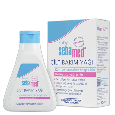 SEBAMED BABY SKIN CARE OIL BEBE YAGI 150 ml şişeBebek YağıOMEGA PHARMA1MST-8259SEBAMED BABY SKIN CARE OIL BEBE YAGI 150 ml şişe