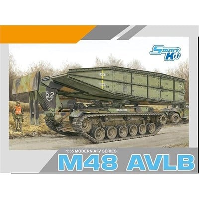Dragon 3606 1/35 Ölçek, M48 AVLB Köprücü Tankı, Plastik Model Kiti