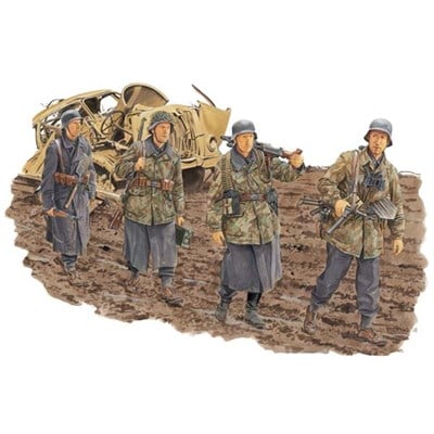 Dragon 6158 1/35 Ölçek, Alman Piyadeleri, HG Tümeni (Anzio 1944), Asker Figürleri Plastik Model Kiti