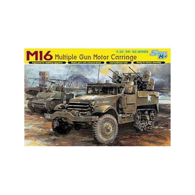 Dragon 6381 1/35 Ölçek, M16 Yarı Paletli Çok Namlulu Silah Taşıyıcı Araç, Plastik Model Kiti