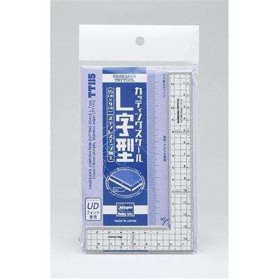 Hasegawa TT115 71615 Ölçekli L  Kesme Cetveli (15cm x 9cm)