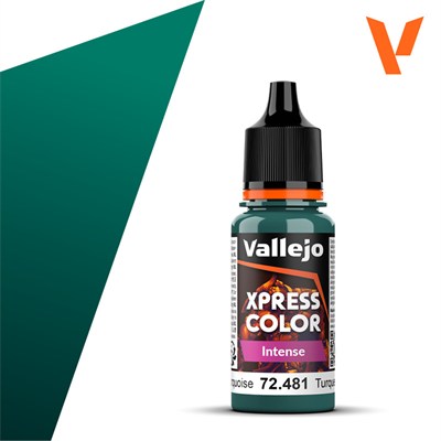 Vallejo 72481 18 ml. Heretic Turquoise, Xpress Game Color Serisi Model Boyası