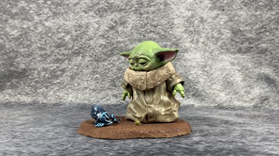 STAR WARS - Grogu and Frog Diaroma