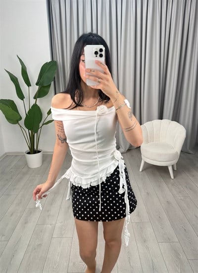 Celine Bluz Beyaz