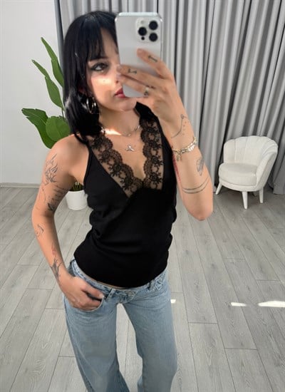 Elaris Bluz Siyah