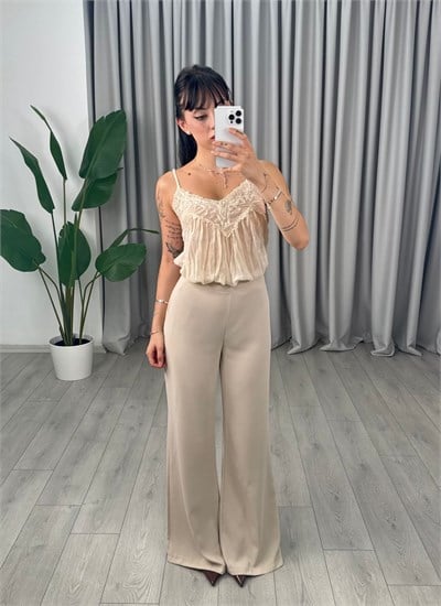 Lia Pantolon Bej