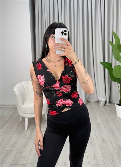Lilyum Bluz Siyah