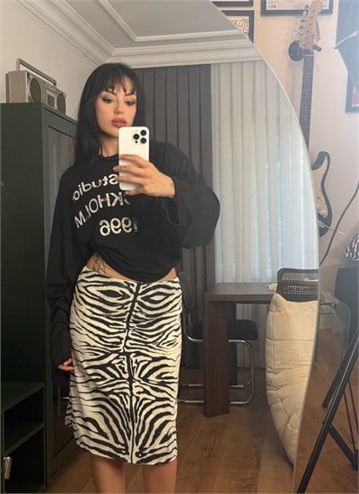 Zebra Midi Boy Etek