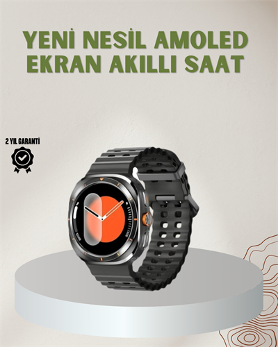 1.62 İnç Akıllı Saat Arama Özellikli Sağlık ve Spor Takibi