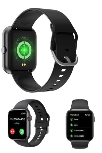 1.83 İnç Akıllı Saat Android ve İOS Uyumlu Çağrı Cevaplayabilen Adımsayar GPS Takibi