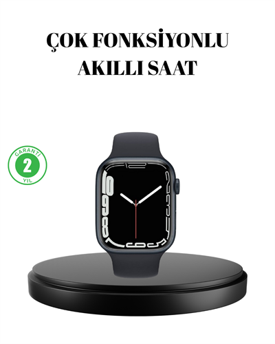 1.9 İnç Akıllı Saat – Bluetooth 5.0, Kablosuz Şarjlı, IP68 Su Geçirmez Akıllı Saat