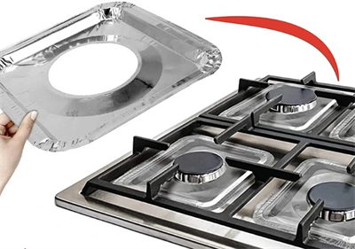 10 Adet Alüminyum Ocak Koruyucu Folyo