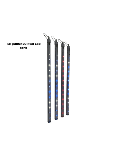 10 ÇUBUKLU DEKOR LED