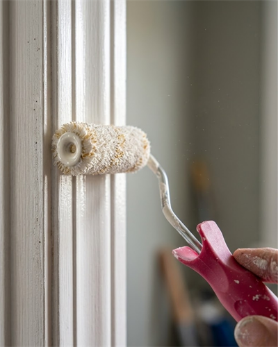 10 Cm Mini Boya Rulosu Seti 6 Adet Yedek Rulo Hediyeli Dar Alan Boyama Rulo Fırça