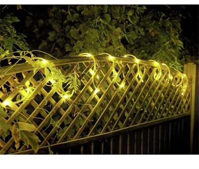 10 Metre Güneş Enerjili Hortum LED Işık