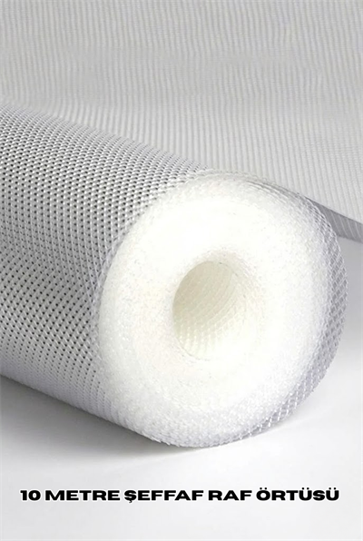 10 Metre Şeffaf Silikonlu Kaymaz Çekmece İçi Düzenleyici