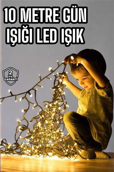 10 Metre Şerit Led Gün Işığı Led Işık Süsleme Parti Malzemesi Konsept