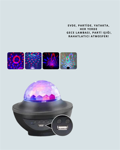 10 Renkli Kombinasyon + Breathing Light + 2 Saat Zamanlayıcılı Star Lamba