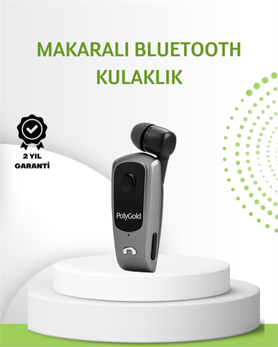 10 Saat Konuşma Süreli Klipsli Bluetooth Kulaklık