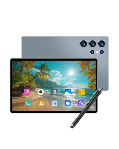 10.1 İnç Android Tablet 16GB RAM 1TB Depolama Klavyeli Tablet Seti