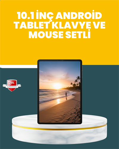 10.1 İnç IPS Ekranlı Android Tablet Bilgisayar Seti