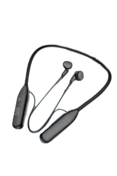 100 Saat Kablolu Boyun Askılı Dijital Göstergeli Bluetooth Kulaklık