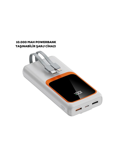 10000 mAh Taşınabilir Şarj Cihazı – Hızlı Şarj, Hafif ve Dayanıklı Tasarım