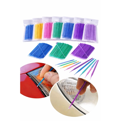 100’lü Mini Tek Kullanımlık Araba Rötuş Fırçası