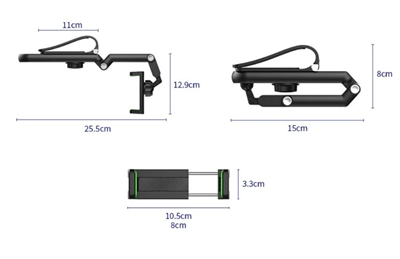 1080° Dönebilen Çok Fonksiyonlu Telefon Tutucu
