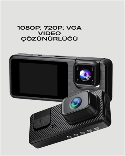 1080P 3 Kameralı Araç DVR -Q301