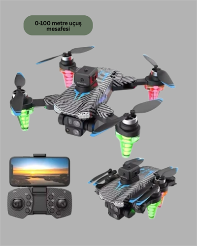 1080P Full HD Katlanabilir Drone Uzun Uçuş Süreli Hafif Tasarım