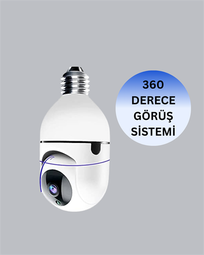 1080P Gece Görüşlü Ampul Güvenlik Kamerası – Kablolu ve Kablosuz Seçenekli