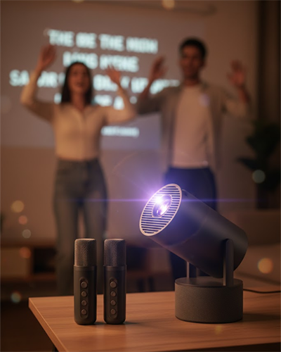 1080P Taşınabilir Projeksiyon WiFi Bluetooth Destekli