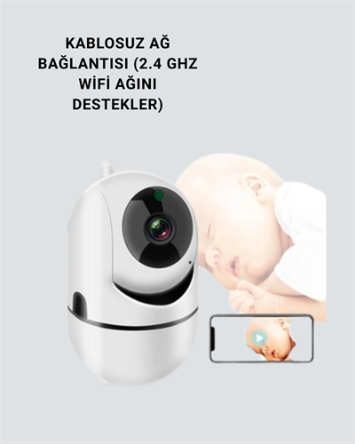 1080P WiFi Akıllı Güvenlik Kamerası – Pan & Tilt, Hareket Takip ve İki Yönlü Ses