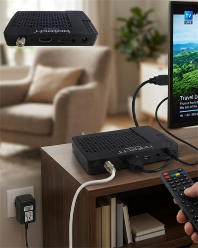 1080p HD Görüntü Kaliteli Uydu Alıcı HDMI Çıkışlı USB Destekli Kolay Kurulum