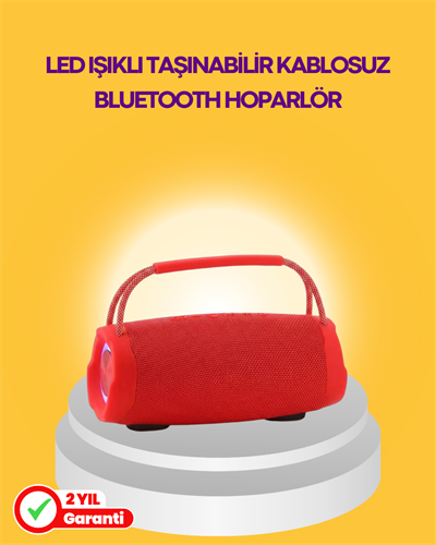 10W Güçlü Stereo Ses Sunan IPX6 Bluetooth Hoparlör