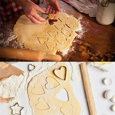 12 Adet Paslanmaz Çelik Kurabiye Kalıbı Seti