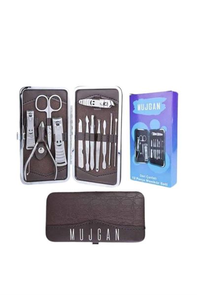 12 Parça El Ayak Temizleme Pense Kir Temizleme Aparatı Kaş Cımbızı