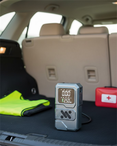 12.000 mAh Akü Takviye Destekli LED Işıklı Araç Kompresörü